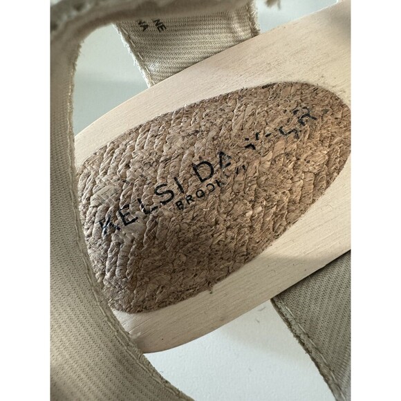Kelsi Dagger Brooklyn Womens Leather Woven Clog Sandals Brown Size 7.5 Open Toe - Picture 10 of 12